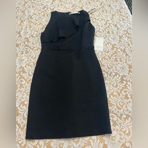 TRAFALUC ZARA black sleeveless dress womens medium size Medium NWT